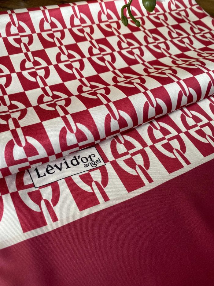 Levidor Angel İpek Şal 17834 - Kırmızı - Organic ScarfsOrganic Scarfs