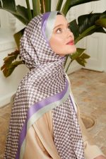 Levidor Angel İpek Şal - Mürdüm - Organic ScarfsOrganic Scarfs