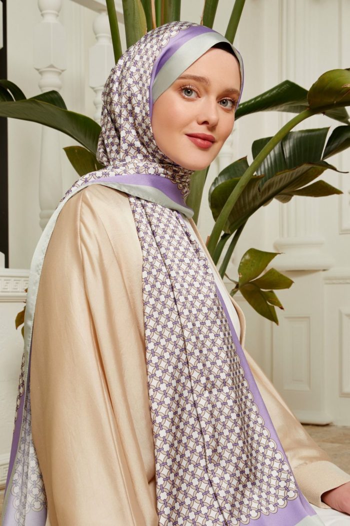 Levidor Angel İpek Şal - Mürdüm - Organic ScarfsOrganic Scarfs
