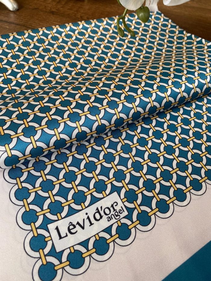 Levidor Angel İpek Şal - Petrol - Organic ScarfsOrganic Scarfs