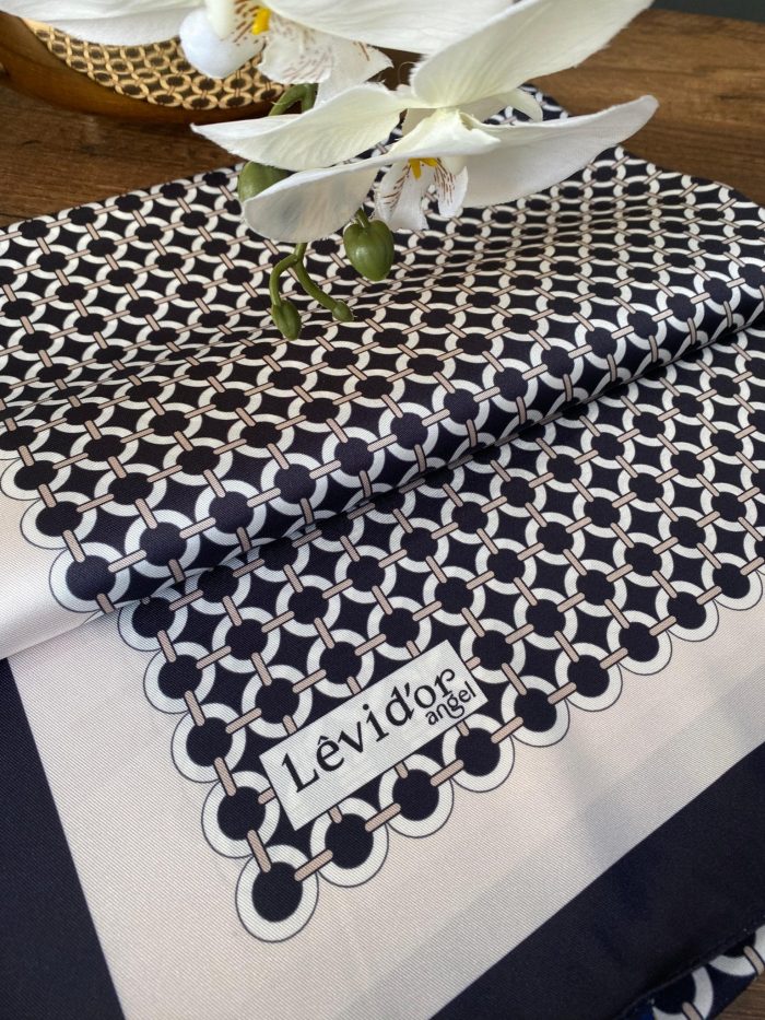Levidor Angel İpek Şal - Siyah - Organic ScarfsOrganic Scarfs