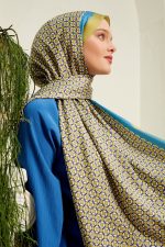 Levidor Angel İpek Şal - Yağ Yeşili - Organic ScarfsOrganic Scarfs