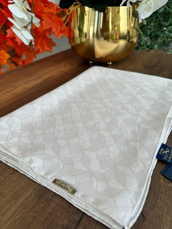LEVİDOR Clover Jakar Capri Şal 17385 - Çakıl Taşı - Organic ScarfsOrganic Scarfs