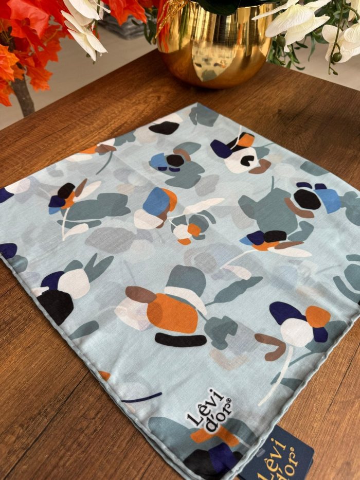 LEVİDOR Cotton Eşarp 16378 - Su Yeşili - Organic ScarfsOrganic Scarfs