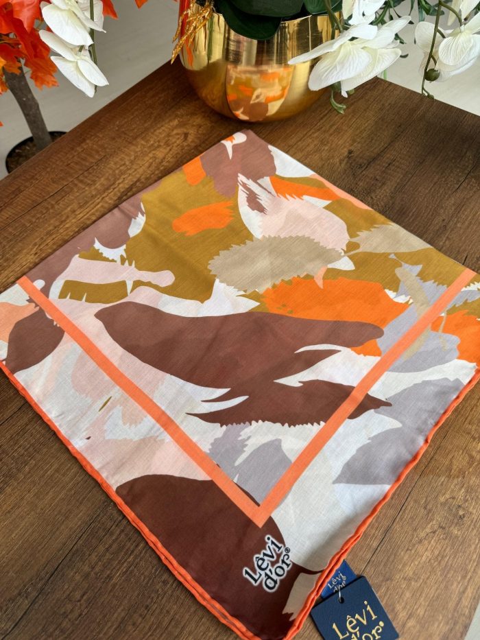 LEVİDOR Cotton Eşarp 16400 - Yağ Yeşili - Organic ScarfsOrganic Scarfs
