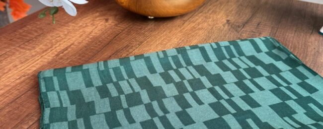 LEVİDOR Dublin Jakarlı Şal 17174 - Ada Çayı - Organic ScarfsOrganic Scarfs