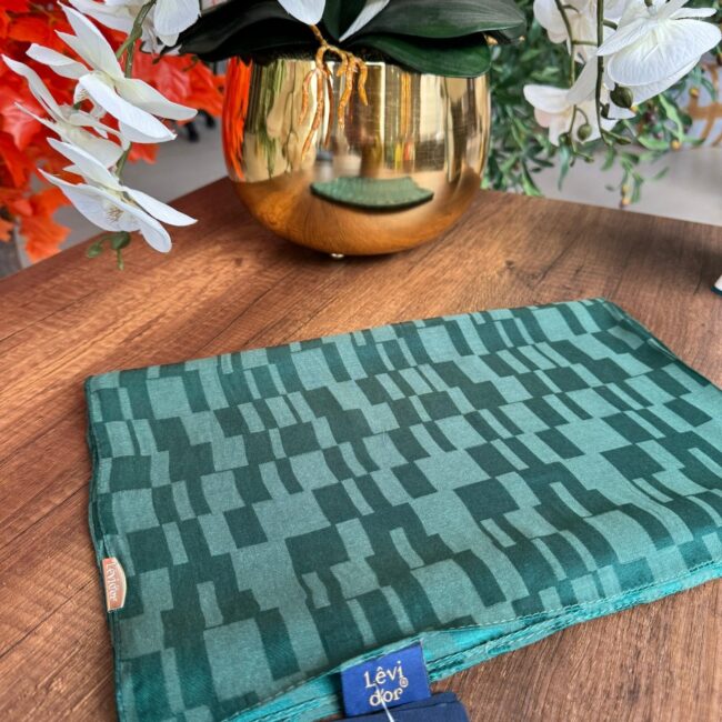 LEVİDOR Dublin Jakarlı Şal 17174 - Ada Çayı - Organic ScarfsOrganic Scarfs