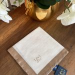LEVİDOR Monogram Eşarp 17687 - Ekru/Camel