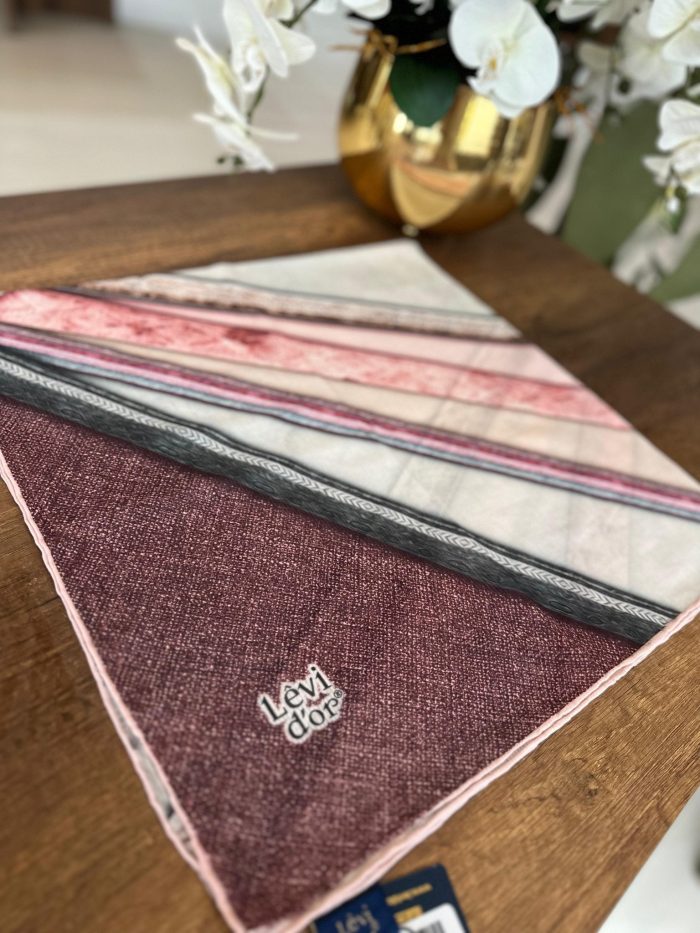 LEVİDOR Organic Kokulu Pamuk Eşarp PK-101 - Koyu Eflatun - Organic ScarfsOrganic Scarfs
