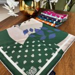 LEVİDOR Organic Kokulu Pamuk Eşarp PK-108 - Zümrüt