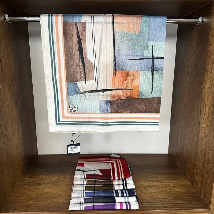 LEVİDOR Organic Kokulu Pamuk Eşarp PK-92 - Mint - Organic ScarfsOrganic Scarfs