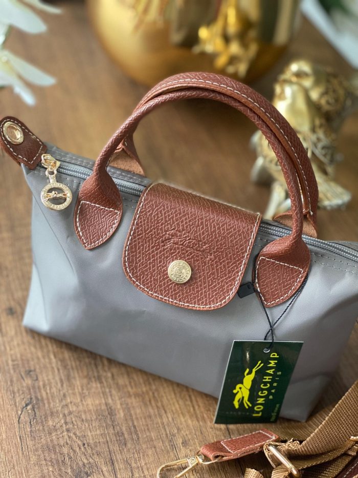 Longchamp Mini Çanta - Gri - Organic ScarfsOrganic Scarfs