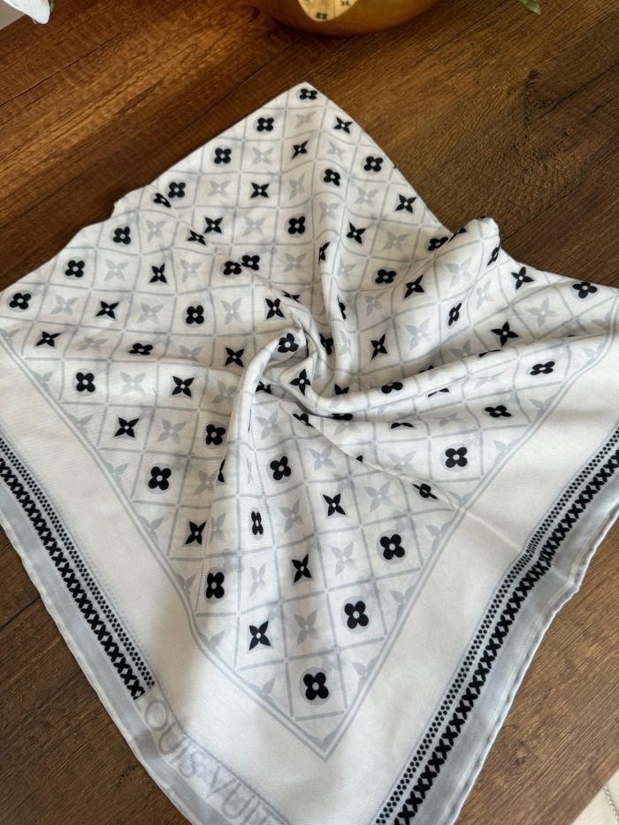 Lv Pamuk Soft Eşarp 10441 - Gümüş - Organic ScarfsOrganic Scarfs