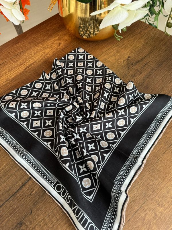 Lv Pamuk Soft Eşarp 10441 – Siyah