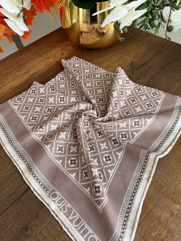 Lv Pamuk Soft Eşarp 10441 - Sütlü Kahve - Organic ScarfsOrganic Scarfs