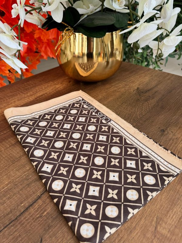 Lv Pamuk Soft Şal 77777 – Kahve