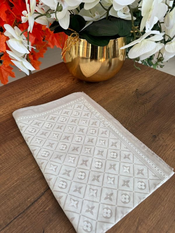 Lv Pamuk Soft Şal 77777- Latte