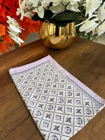 Lv Pamuk Soft Şal - Tozlu Eflatun - Organic ScarfsOrganic Scarfs