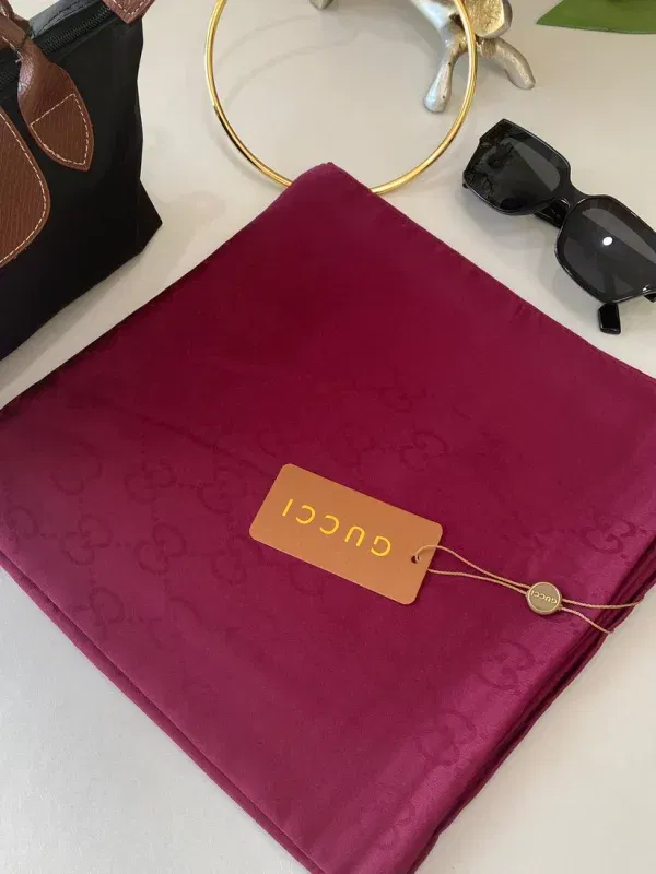 İthal Gucci Eşarp 44113 – Bordo