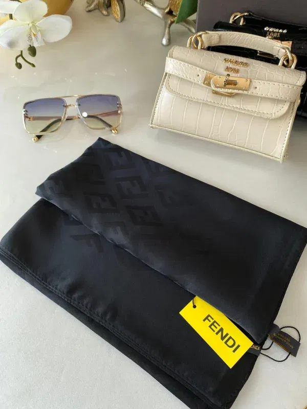 İthal Jakar Eşarp Fendi Eşarp 44115 – Siyah