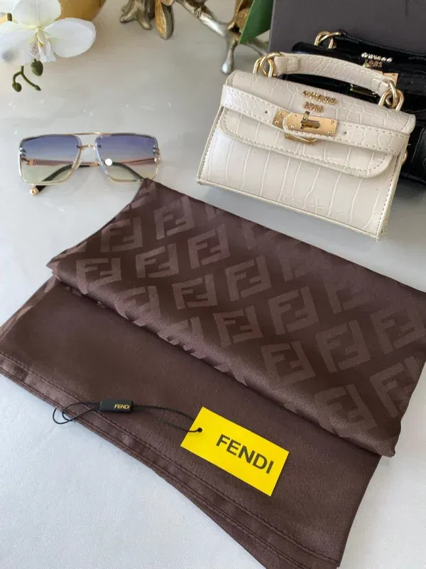 İthal Jakar Eşarp Fendi Eşarp 44115 – Acı Kahve