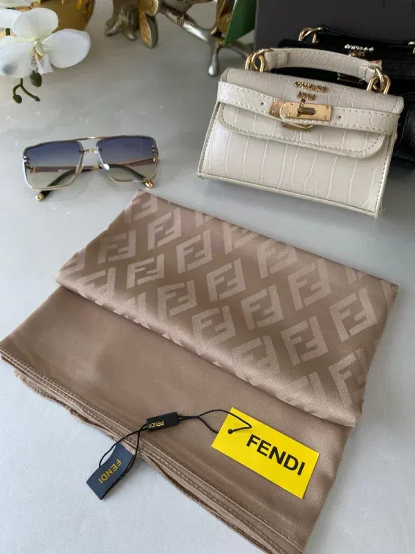 İthal Jakar Eşarp Fendi Eşarp 44115 – Latte