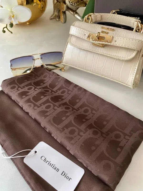 İthal Dior Eşarp 44114 – Acı Kahve