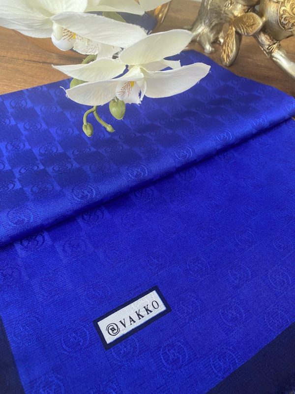Vakko Monogram Jakar İpek Şal 44103 – Saks