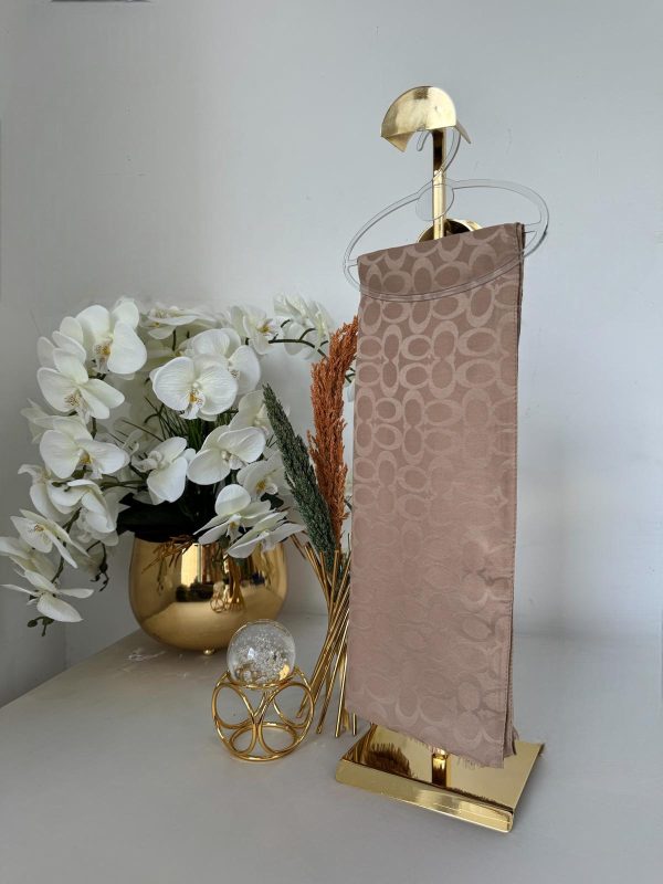 Coach Desen Pamuk Şal 61444 – Camel