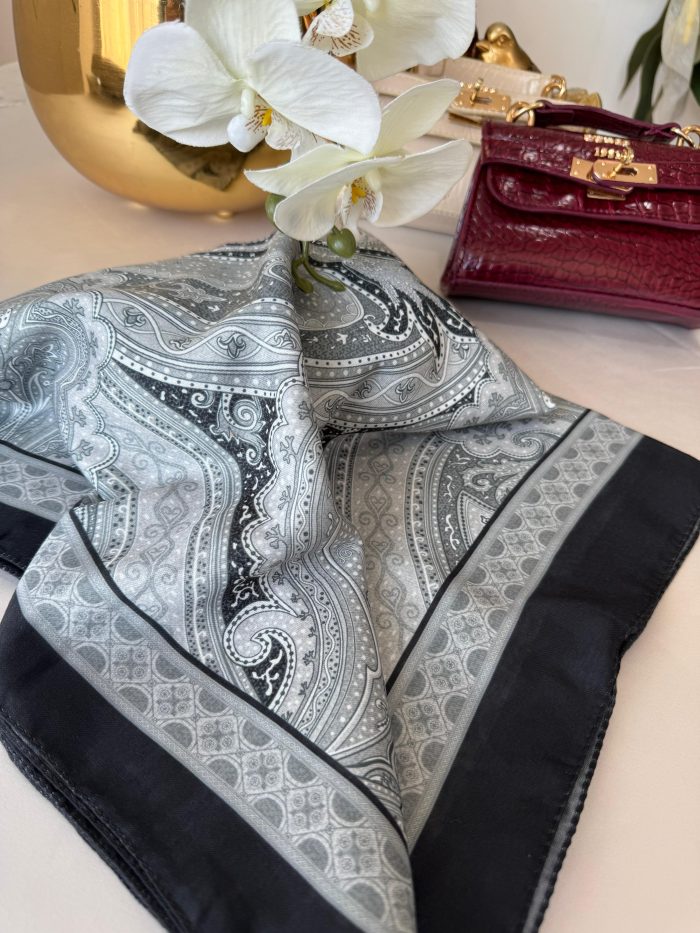 Etro Pamuk Soft İpek Şal 44118 Siyah