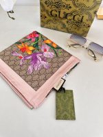 İthal İpek Gucci Eşarp 61001