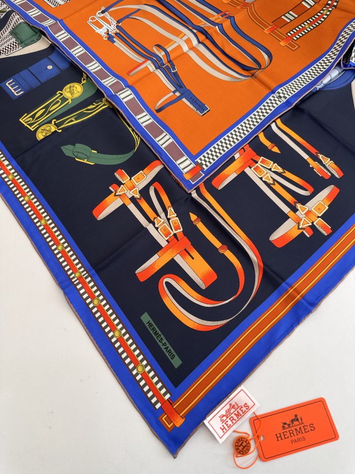 İthal İpek Hermes Eşarp 61001 - Görsel 3
