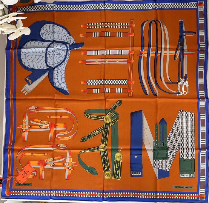 İthal İpek Hermes Eşarp 61001 - Görsel 4