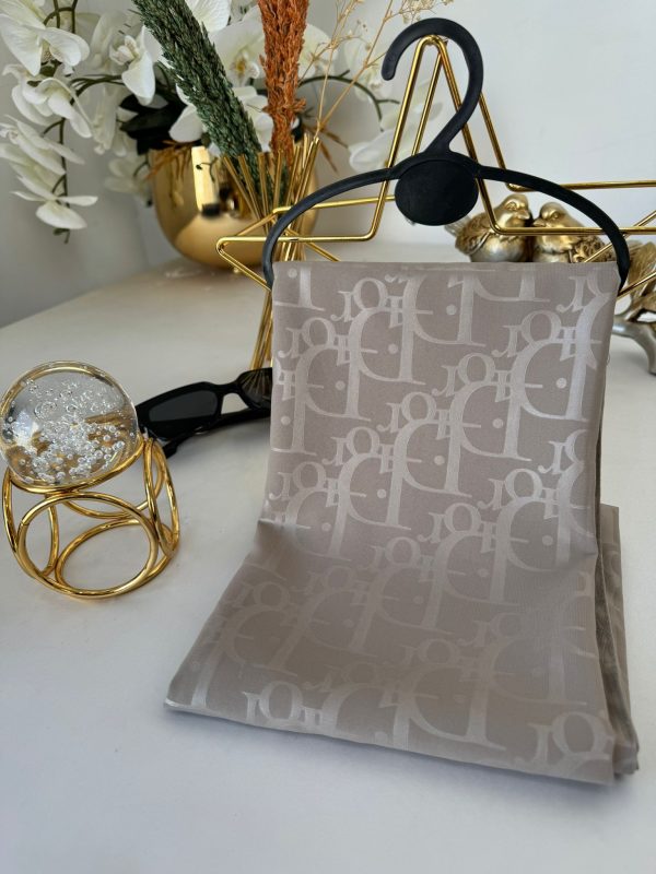 Dior Kırışmayan Jakar İpeksi Şal – Soft Yağ Yeşili