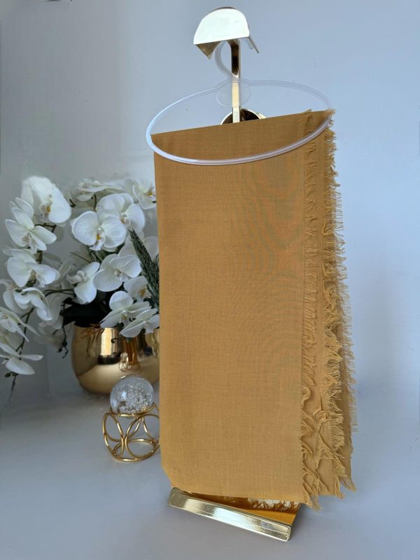 Organik Pamuk Kreş Şal 61449 – Hardal