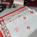 Chanel Saten İpek Eşarp 44124 - Turuncu