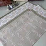 Hermes Saten İpek Eşarp 44123 - Latte