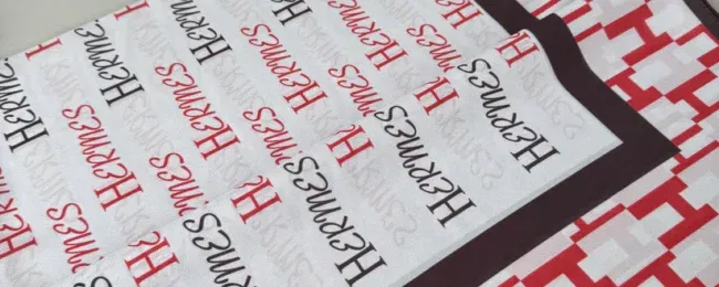 Hermes Saten İpek Eşarp 44123 - Kırmızı