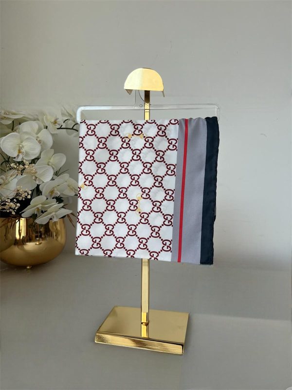 Gucci Saten İpek Eşarp 281045 – Bordo