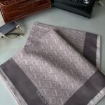 Valentino Saten İpek Eşarp 281044 - Vizon