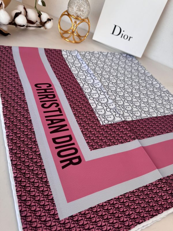 Dior Twill Eşarp 114501 – GülKurusu