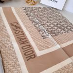 Dior Twill Eşarp 114501 - Latte
