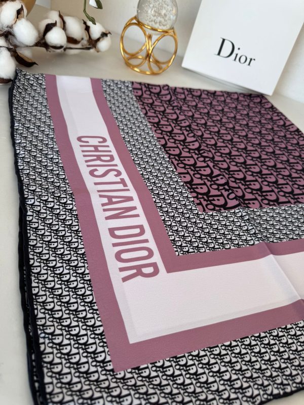 Dior Twill Eşarp 114501 – Pudra