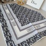 Dior Twill Eşarp 114601 - Füme