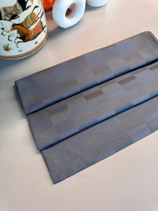 Dama Desen Jakar Şal 114701 - Füme