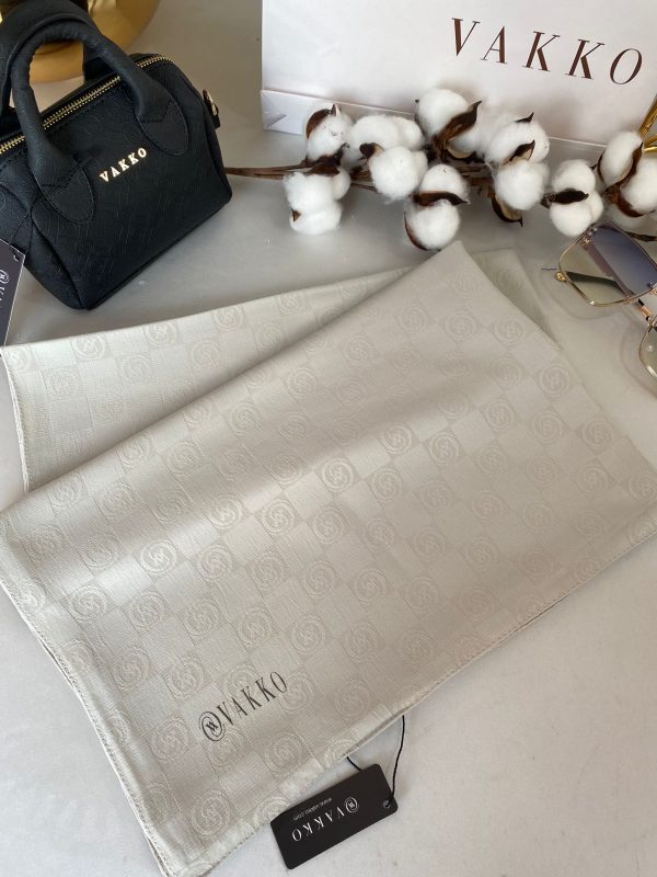 Vakko Cotton Jakar Şal – Taş