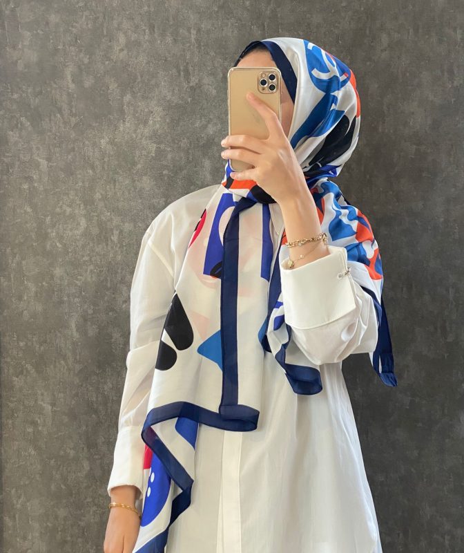 Chanel İthal Vual İpek Şal 014461 – Saks