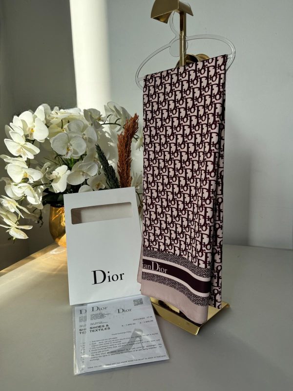 Dior Marka Şal 61441 – Bordo