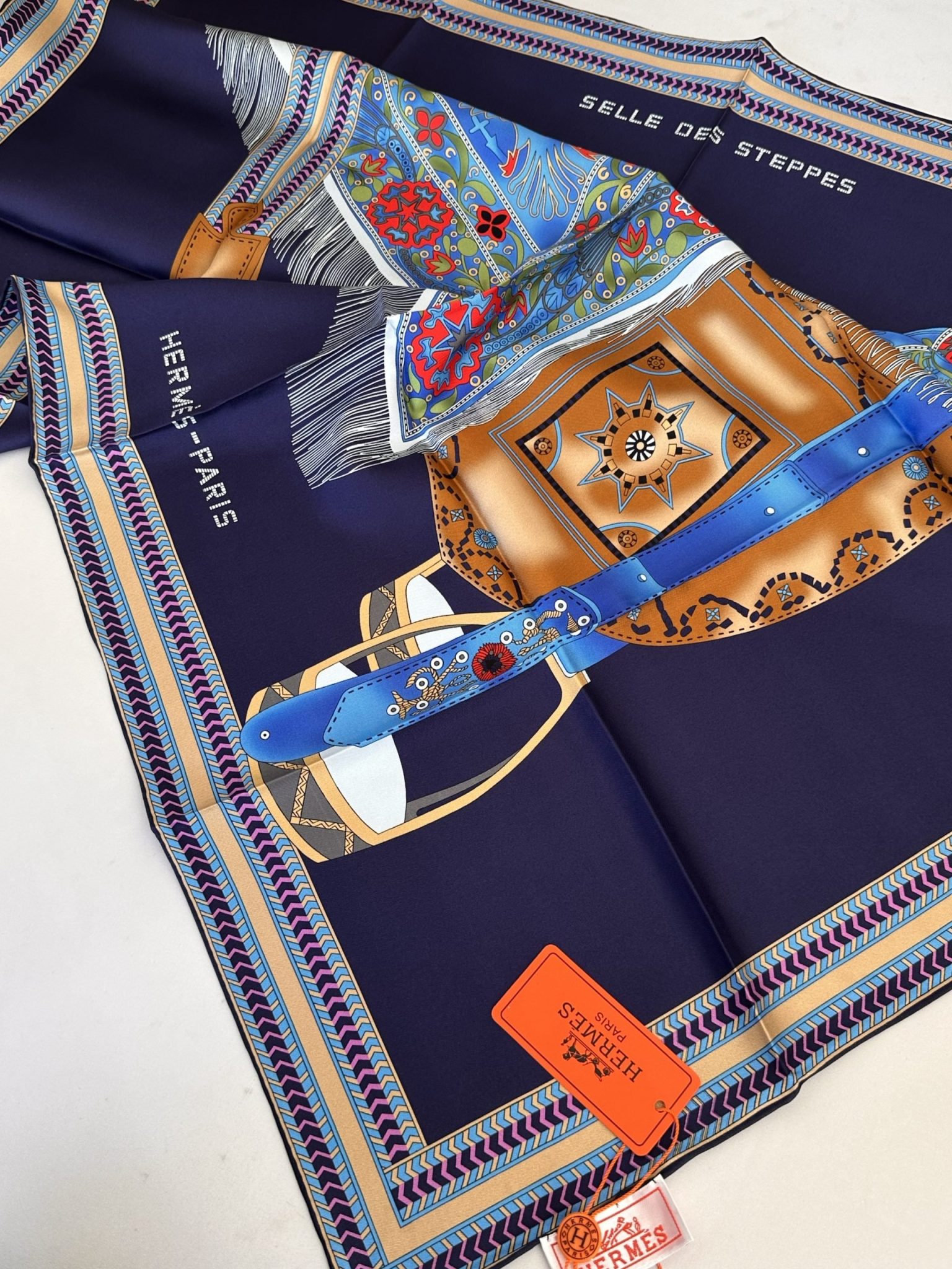 İthal İpek Hermes Eşarp 61001