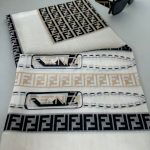 Fendi İpeksi Eşarp 241351 - Açık Bej